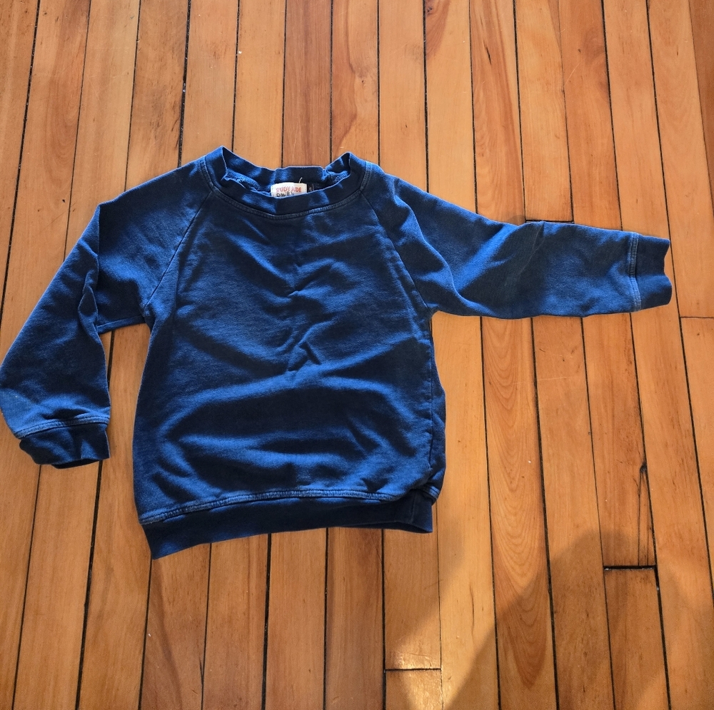 Rudy Jude kids 6-7yo indigo sweatshirt